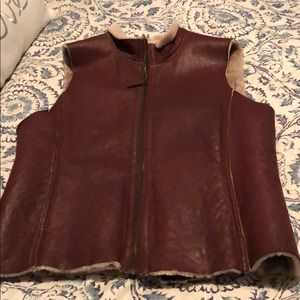 Shearling vest